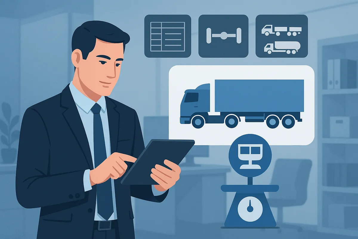 Capacidade de carga de caminhões: guia completo com tipos, limites e legislação